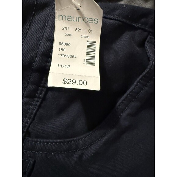 Maurice’s Women’s Blue Skirt Size 11/12 NWT Casual Preppy - Picture 4 of 5